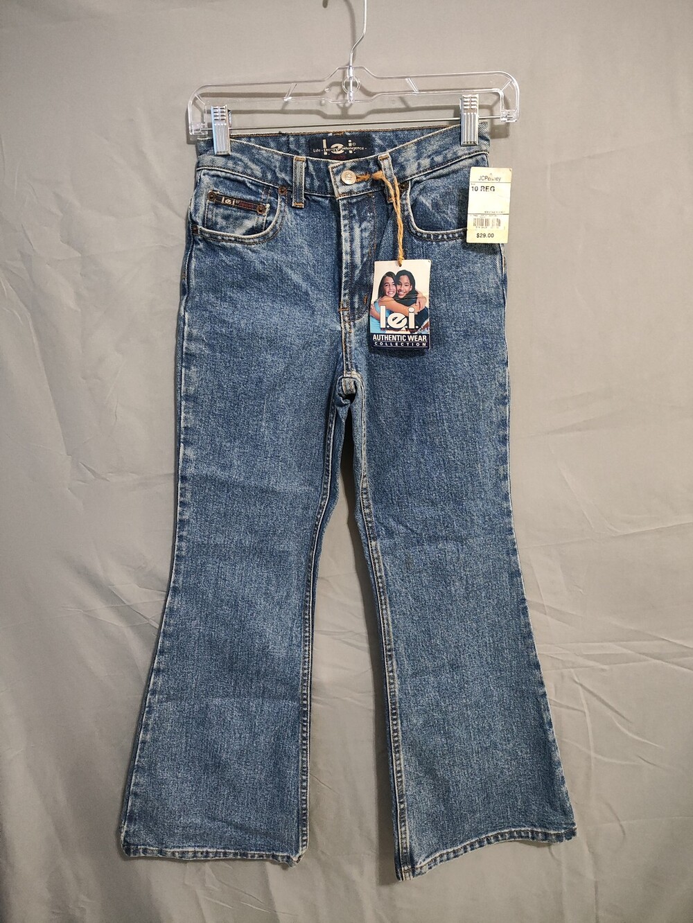 Vintage LEI Jeans Womens 10 Regular Blue Flare Bootcut Denim Authentic Y2K 2000s